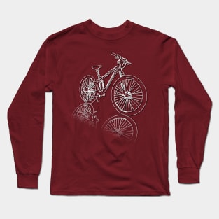 Reflejo de la Bicicleta Long Sleeve T-Shirt